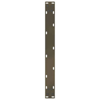 Kavos staliuko kojelės, 2 vnt., 60x(30 - 31) cm, natūralus plienas - Namų Idėja