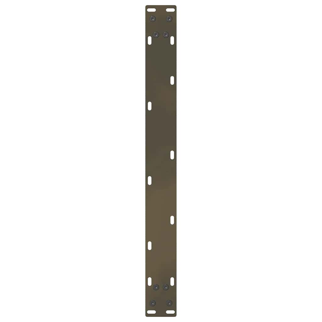 Kavos staliuko kojelės, 2 vnt., 70x(30 - 31) cm, natūralus plienas - Namų Idėja