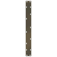Kavos staliuko kojelės, 2 vnt., 70x(30 - 31) cm, natūralus plienas - Namų Idėja