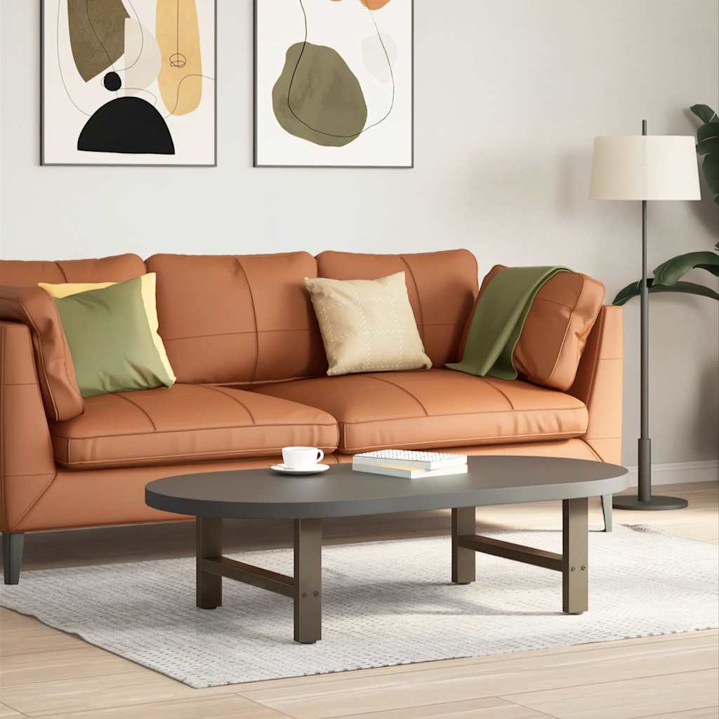 Kavos staliuko kojelės, 2 vnt., 70x(30 - 31) cm, natūralus plienas - Namų Idėja