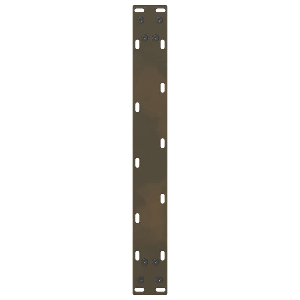 Kavos staliuko kojelės, 2 vnt., 70x(42 - 43) cm, natūralus plienas - Namų Idėja