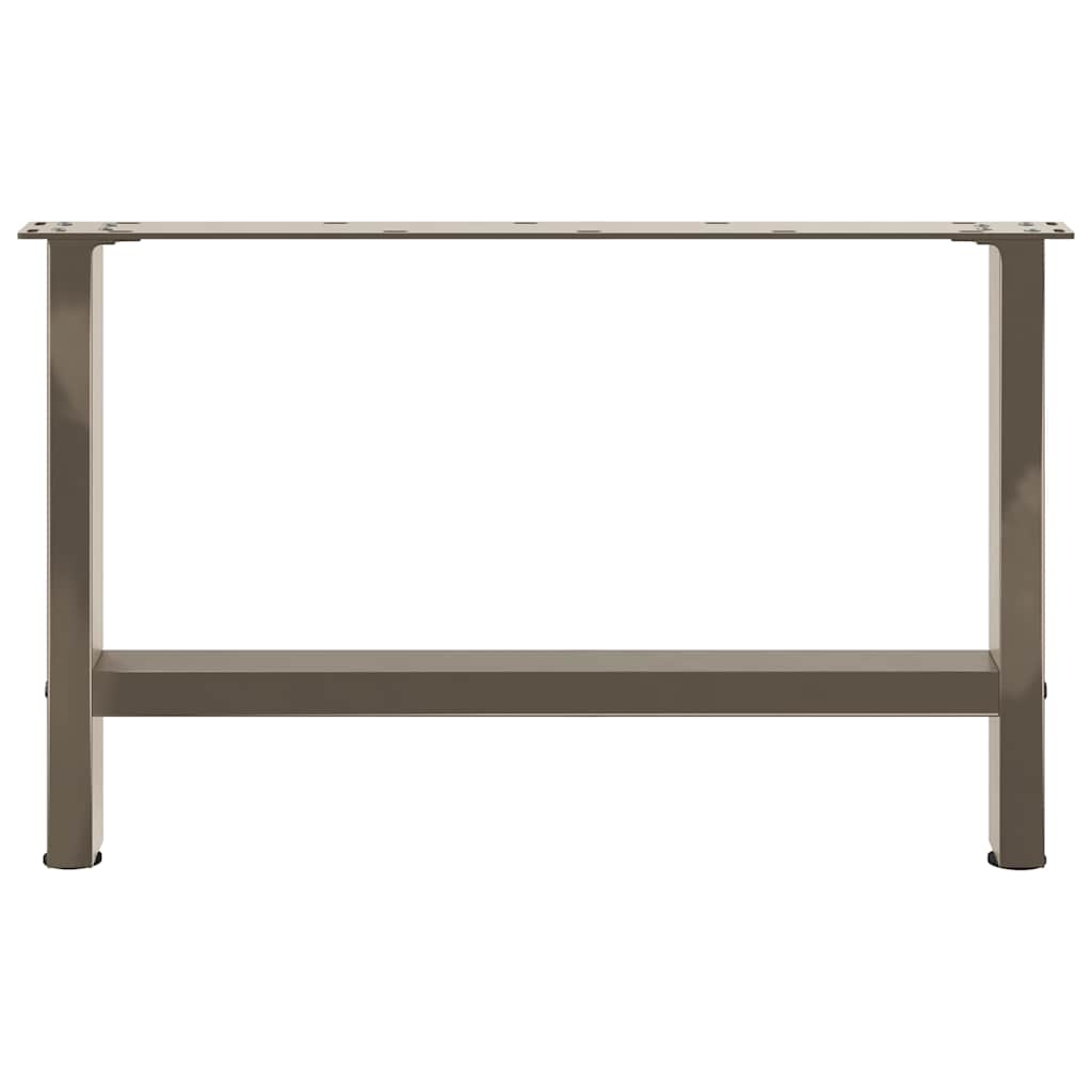Kavos staliuko kojelės, 2 vnt., 70x(42 - 43) cm, natūralus plienas - Namų Idėja