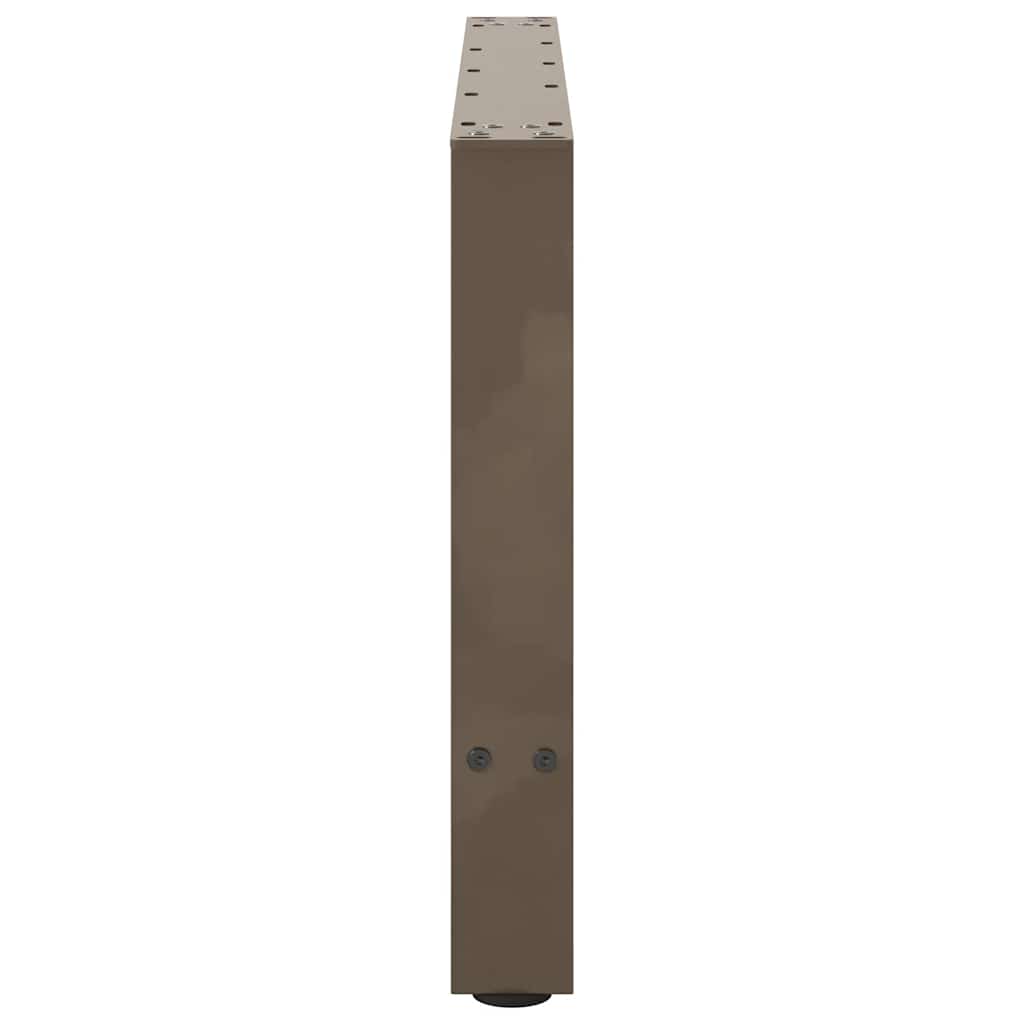Kavos staliuko kojelės, 2 vnt., 70x(42 - 43) cm, natūralus plienas - Namų Idėja
