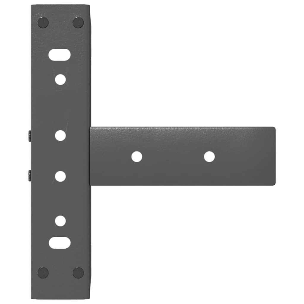Kavos staliuko kojelės, 2 vnt., antracito spalvos, 28x25x(42 - 43) cm, plienas - Namų Idėja