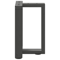 Kavos staliuko kojelės, 2 vnt., antracito spalvos, 28x25x(42 - 43) cm, plienas - Namų Idėja