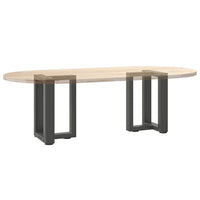 Kavos staliuko kojelės, 2 vnt., antracito spalvos, 28x25x(42 - 43) cm, plienas - Namų Idėja