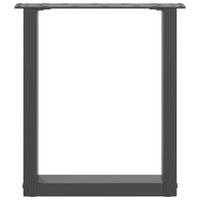 Kavos staliuko kojelės, 2 vnt., antracito spalvos, 28x(42 - 43) cm, plienas - Namų Idėja