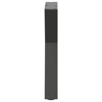 Kavos staliuko kojelės, 2 vnt., antracito spalvos, 28x(42 - 43,3) cm, plienas - Namų Idėja