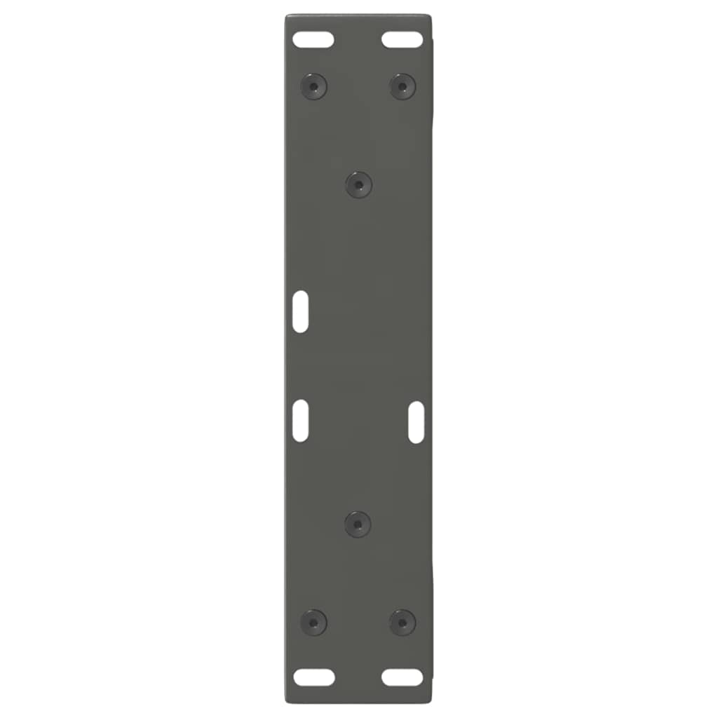 Kavos staliuko kojelės, 2 vnt., antracito spalvos, 28x(42 - 43,3) cm, plienas - Namų Idėja