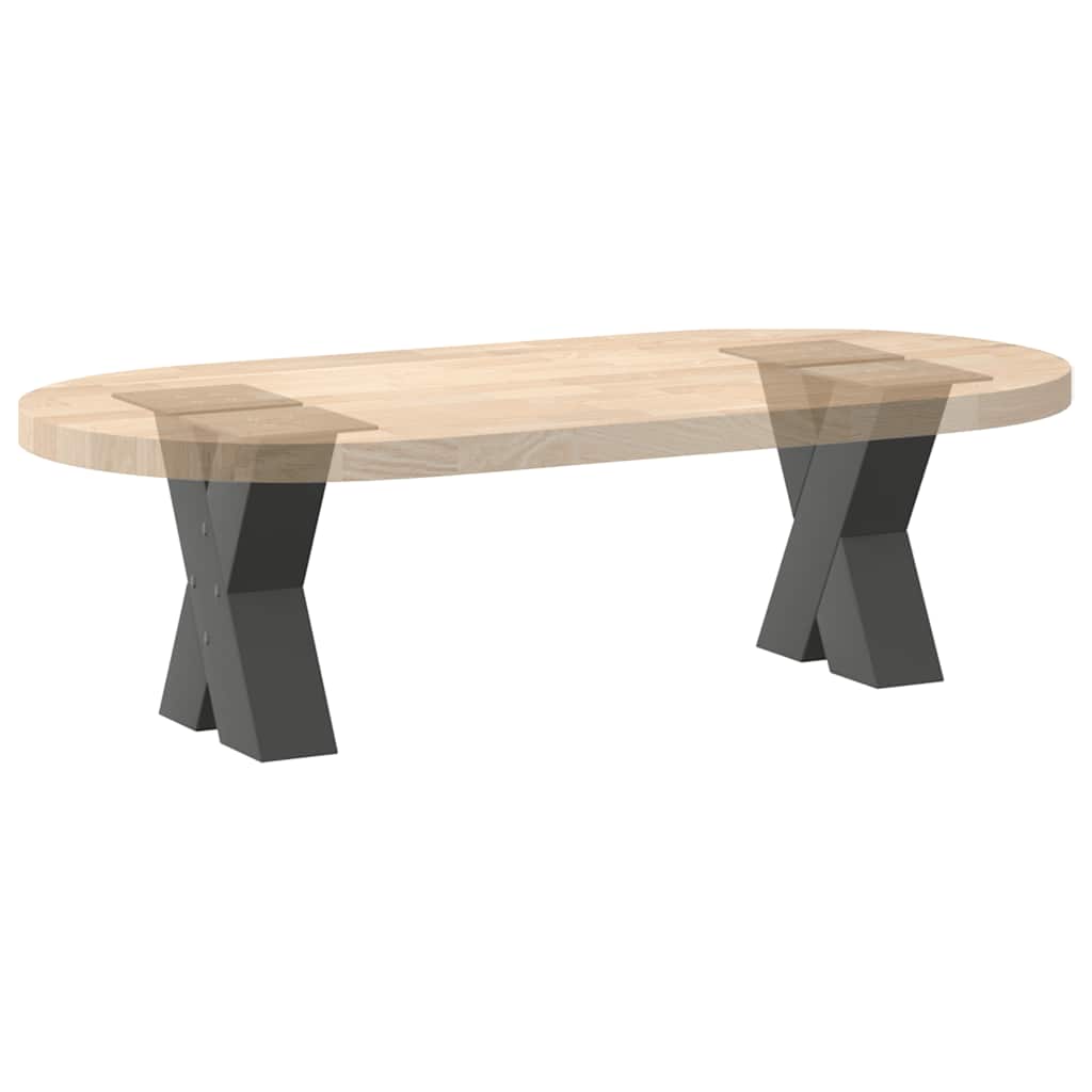 Kavos staliuko kojelės, 2 vnt., antracito spalvos, 30x(30 - 31) cm, plienas - Namų Idėja