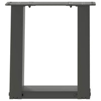 Kavos staliuko kojelės, 2 vnt., antracito spalvos, 30x(30 - 31) cm, plienas - Namų Idėja