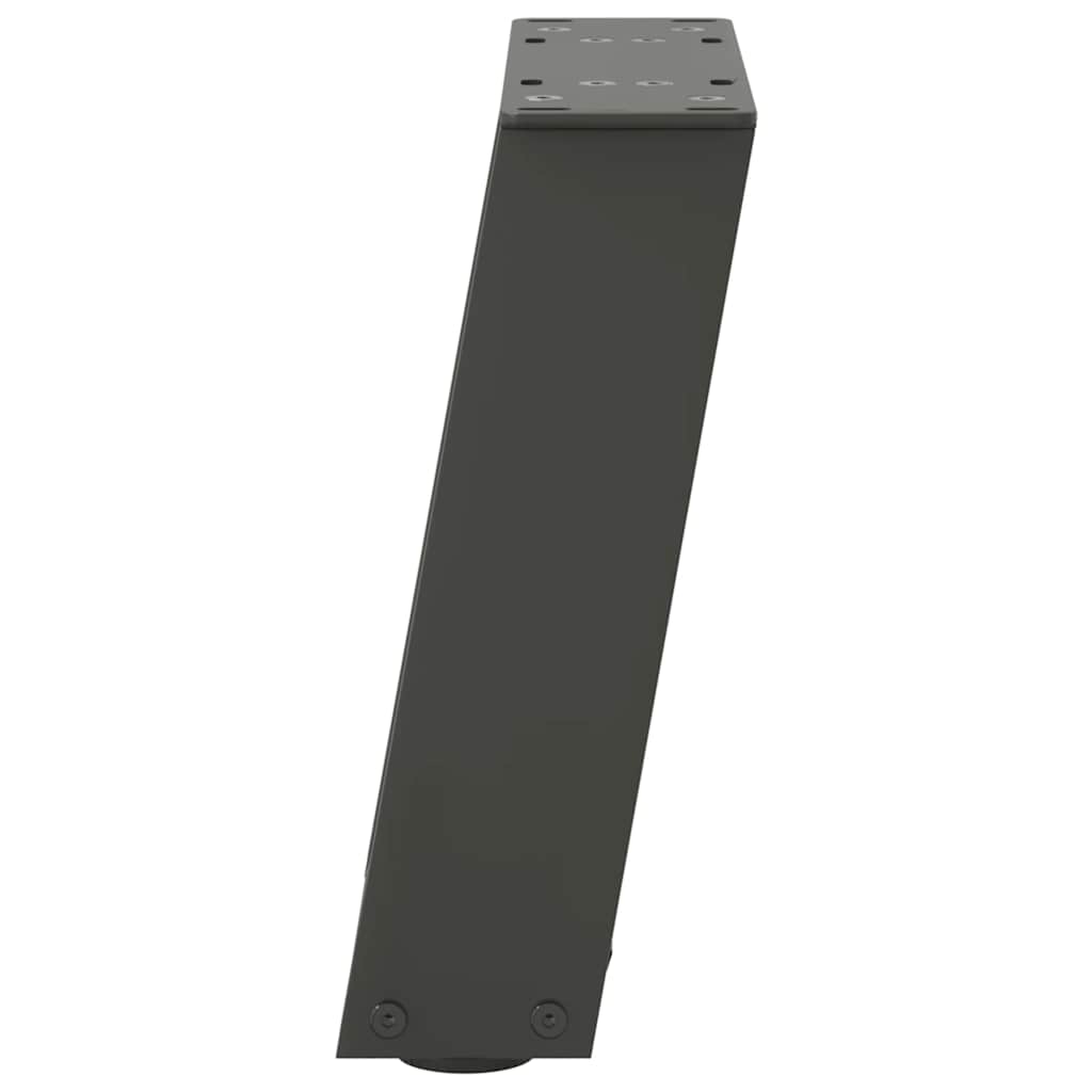 Kavos staliuko kojelės, 2 vnt., antracito spalvos, 30x(30 - 31) cm, plienas - Namų Idėja