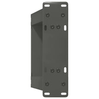 Kavos staliuko kojelės, 2 vnt., antracito spalvos, 30x(30 - 31) cm, plienas - Namų Idėja