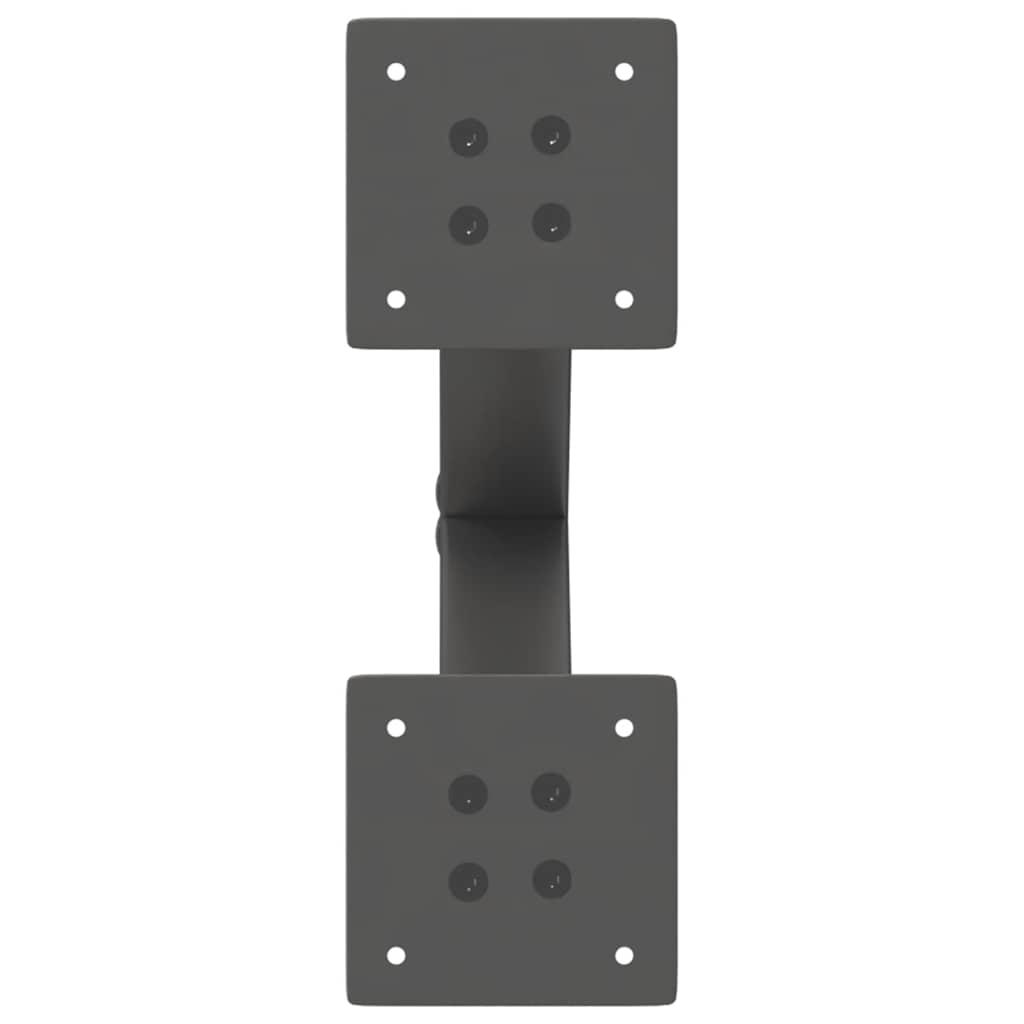 Kavos staliuko kojelės, 2 vnt., antracito spalvos, 37x(30 - 31) cm, plienas - Namų Idėja