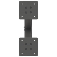 Kavos staliuko kojelės, 2 vnt., antracito spalvos, 37x(30 - 31) cm, plienas - Namų Idėja