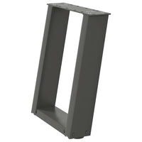 Kavos staliuko kojelės, 2 vnt., antracito spalvos, 38x(42 - 43) cm, plienas - Namų Idėja