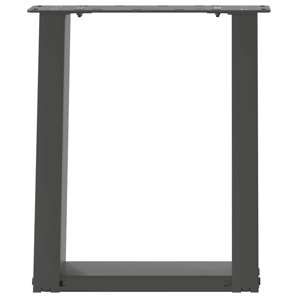 Kavos staliuko kojelės, 2 vnt., antracito spalvos, 38x(42 - 43) cm, plienas - Namų Idėja
