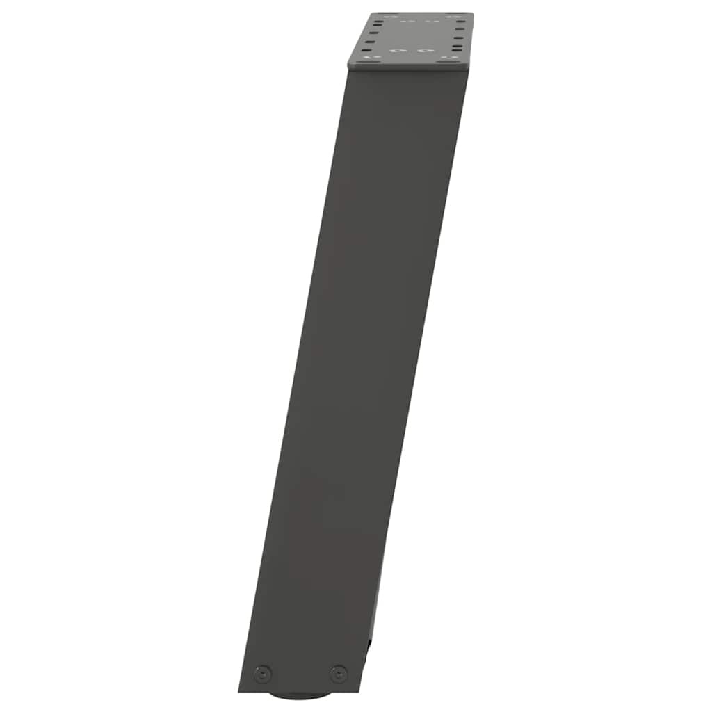 Kavos staliuko kojelės, 2 vnt., antracito spalvos, 38x(42 - 43) cm, plienas - Namų Idėja