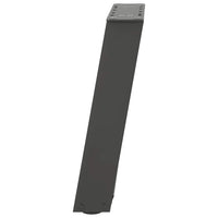 Kavos staliuko kojelės, 2 vnt., antracito spalvos, 38x(42 - 43) cm, plienas - Namų Idėja