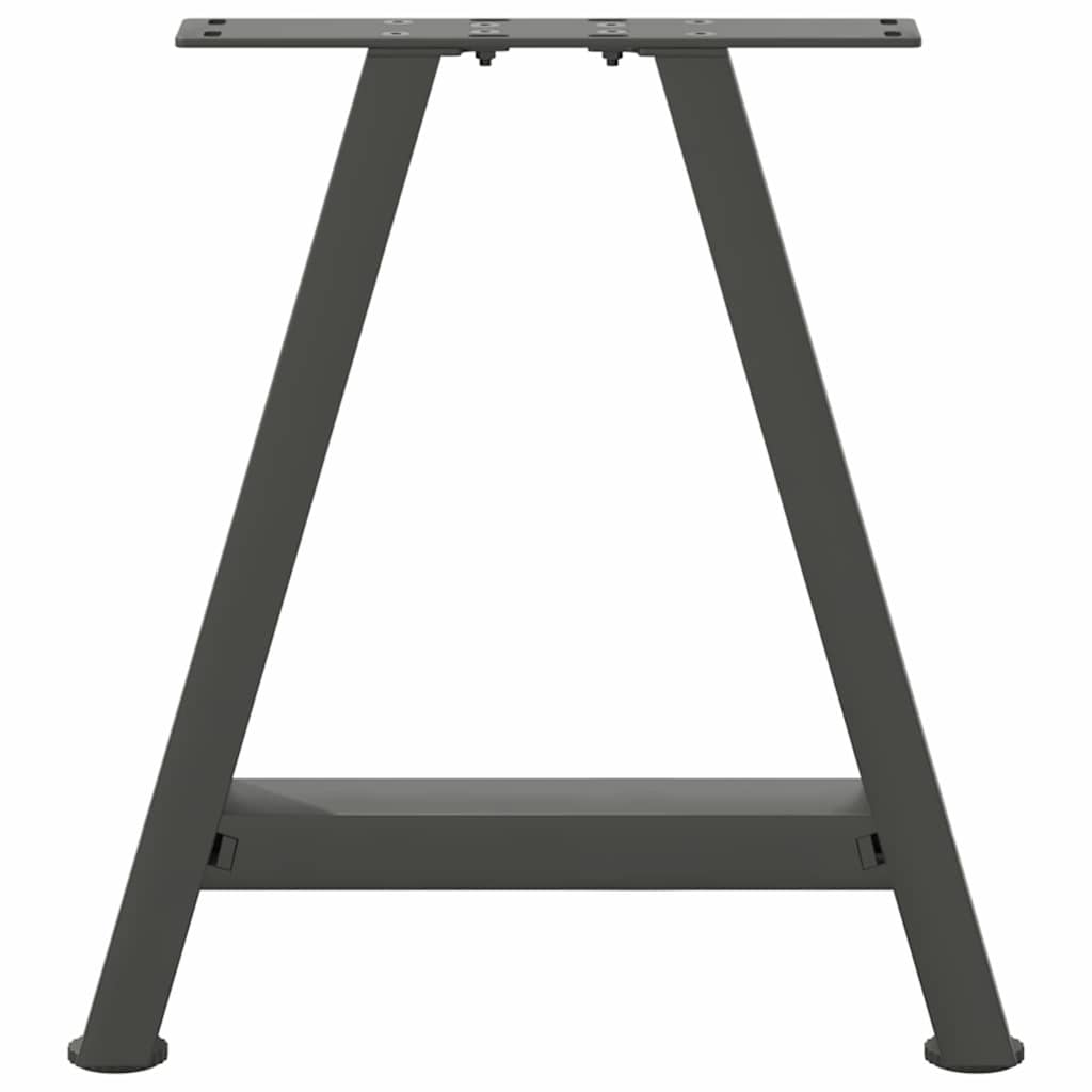 Kavos staliuko kojelės, 2 vnt., antracito spalvos, 38x(42 - 43) cm, plienas - Namų Idėja