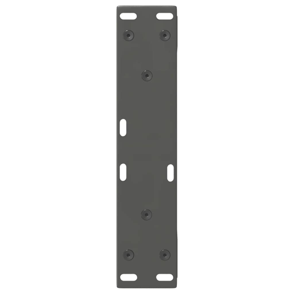 Kavos staliuko kojelės, 2 vnt., antracito spalvos, 38x(42 - 43,3) cm, plienas - Namų Idėja