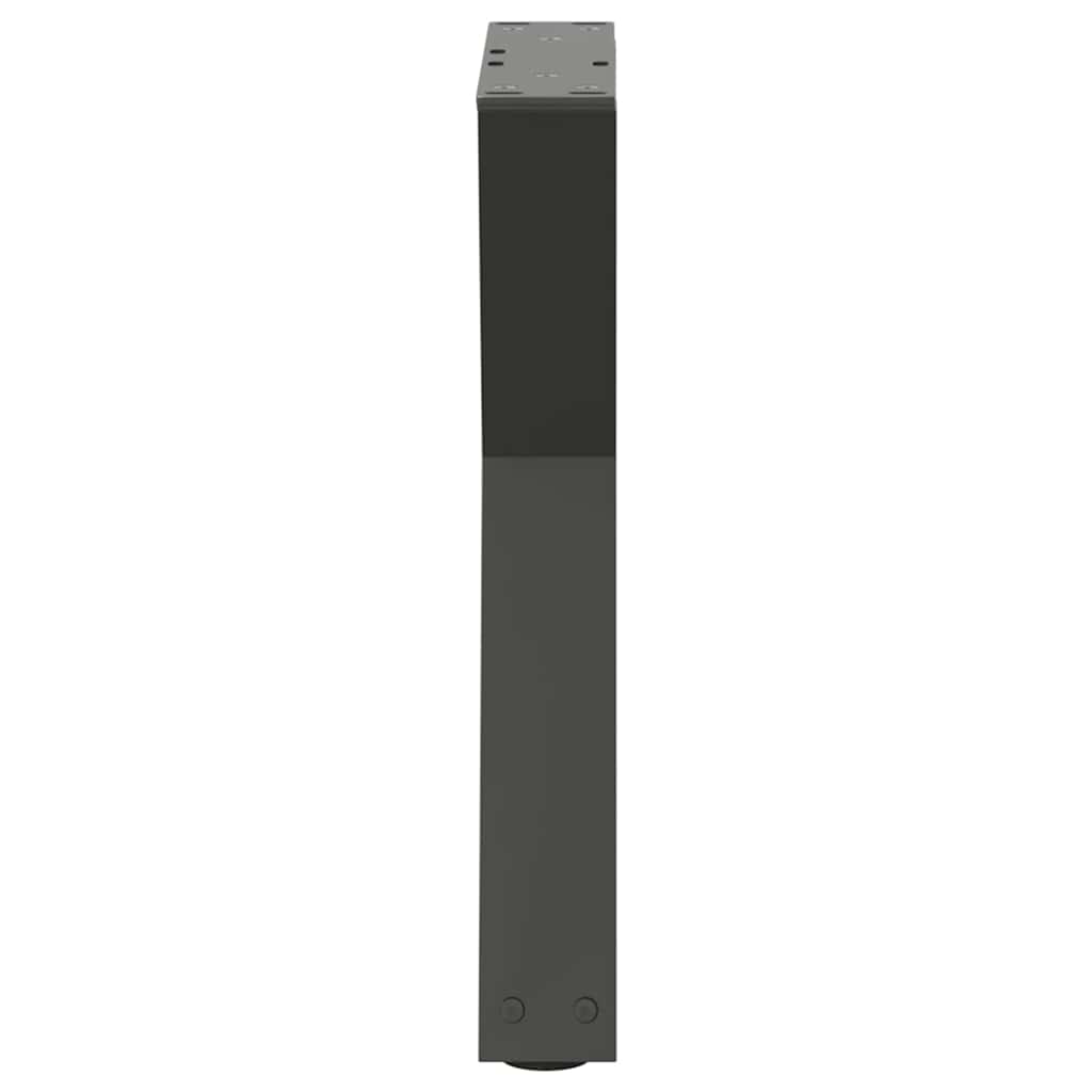 Kavos staliuko kojelės, 2 vnt., antracito spalvos, 38x(42 - 43,3) cm, plienas - Namų Idėja