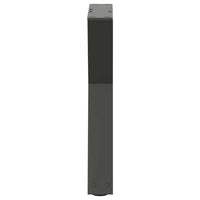 Kavos staliuko kojelės, 2 vnt., antracito spalvos, 38x(42 - 43,3) cm, plienas - Namų Idėja