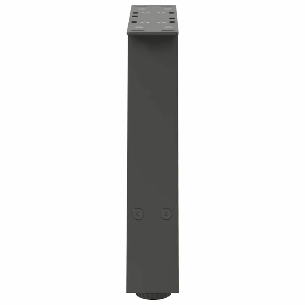 Kavos staliuko kojelės, 2 vnt., antracito spalvos, 40x(30 - 31) cm, plienas - Namų Idėja