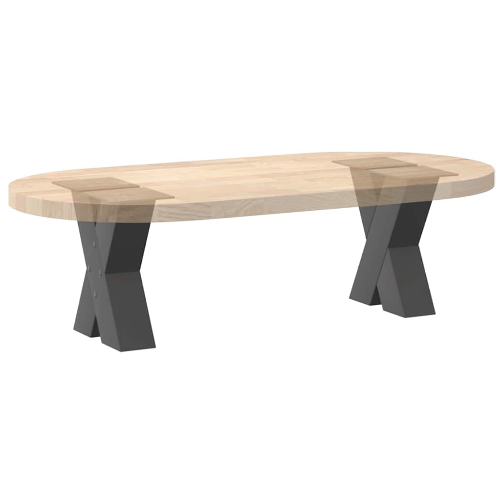 Kavos staliuko kojelės, 2 vnt., antracito spalvos, 40x(30 - 31) cm, plienas - Namų Idėja