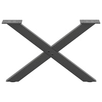 Kavos staliuko kojelės, 2 vnt., antracito spalvos, 60x(30 - 31) cm, plienas - Namų Idėja