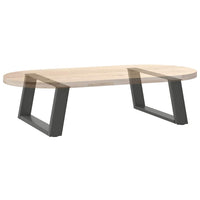 Kavos staliuko kojelės, 2 vnt., antracito spalvos, 60x(30 - 31) cm, plienas - Namų Idėja