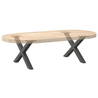 Kavos staliuko kojelės, 2 vnt., antracito spalvos, 60x(30 - 31) cm, plienas - Namų Idėja