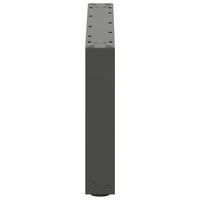 Kavos staliuko kojelės, 2 vnt., antracito spalvos, 60x(30 - 31) cm, plienas - Namų Idėja