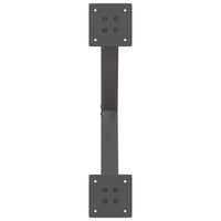 Kavos staliuko kojelės, 2 vnt., antracito spalvos, 60x(30 - 31) cm, plienas - Namų Idėja