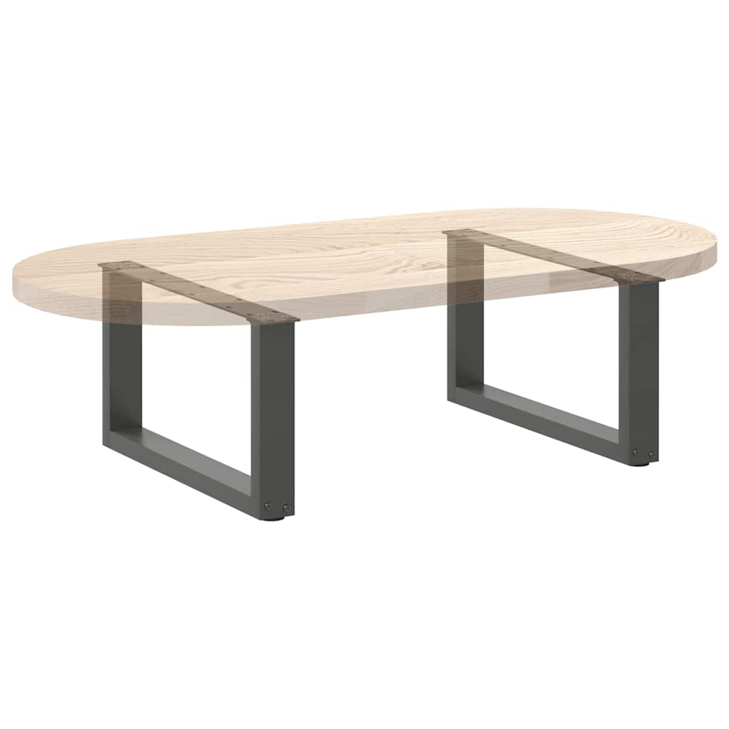 Kavos staliuko kojelės, 2 vnt., antracito spalvos, 60x(30 - 31) cm, plienas - Namų Idėja