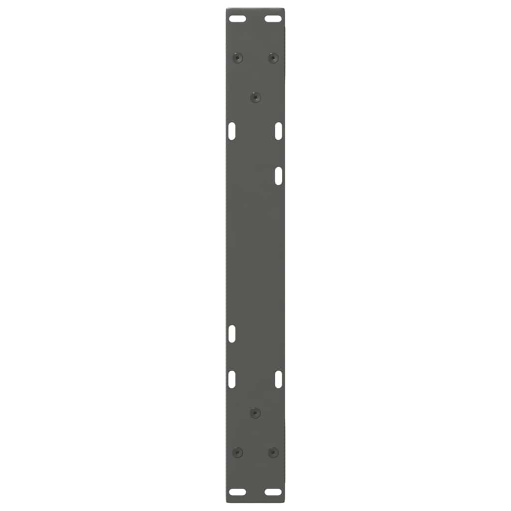Kavos staliuko kojelės, 2 vnt., antracito spalvos, 60x(30 - 31,3) cm, plienas - Namų Idėja