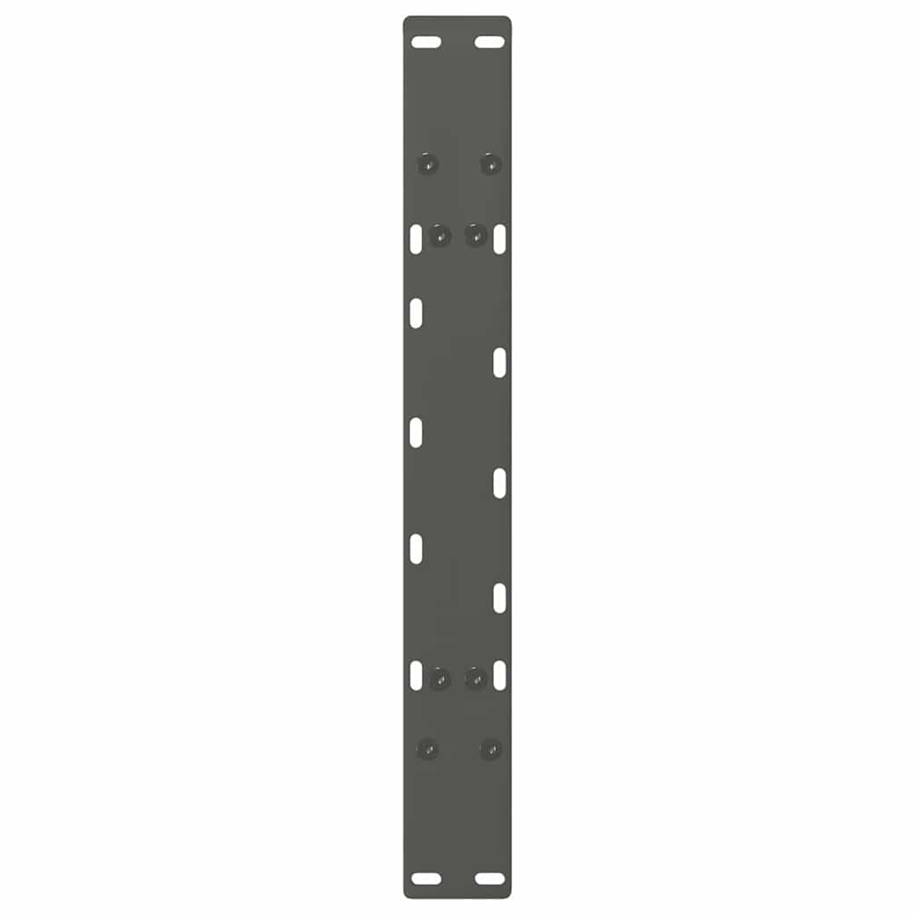 Kavos staliuko kojelės, 2 vnt., antracito spalvos, 60x(42 - 43) cm, plienas - Namų Idėja