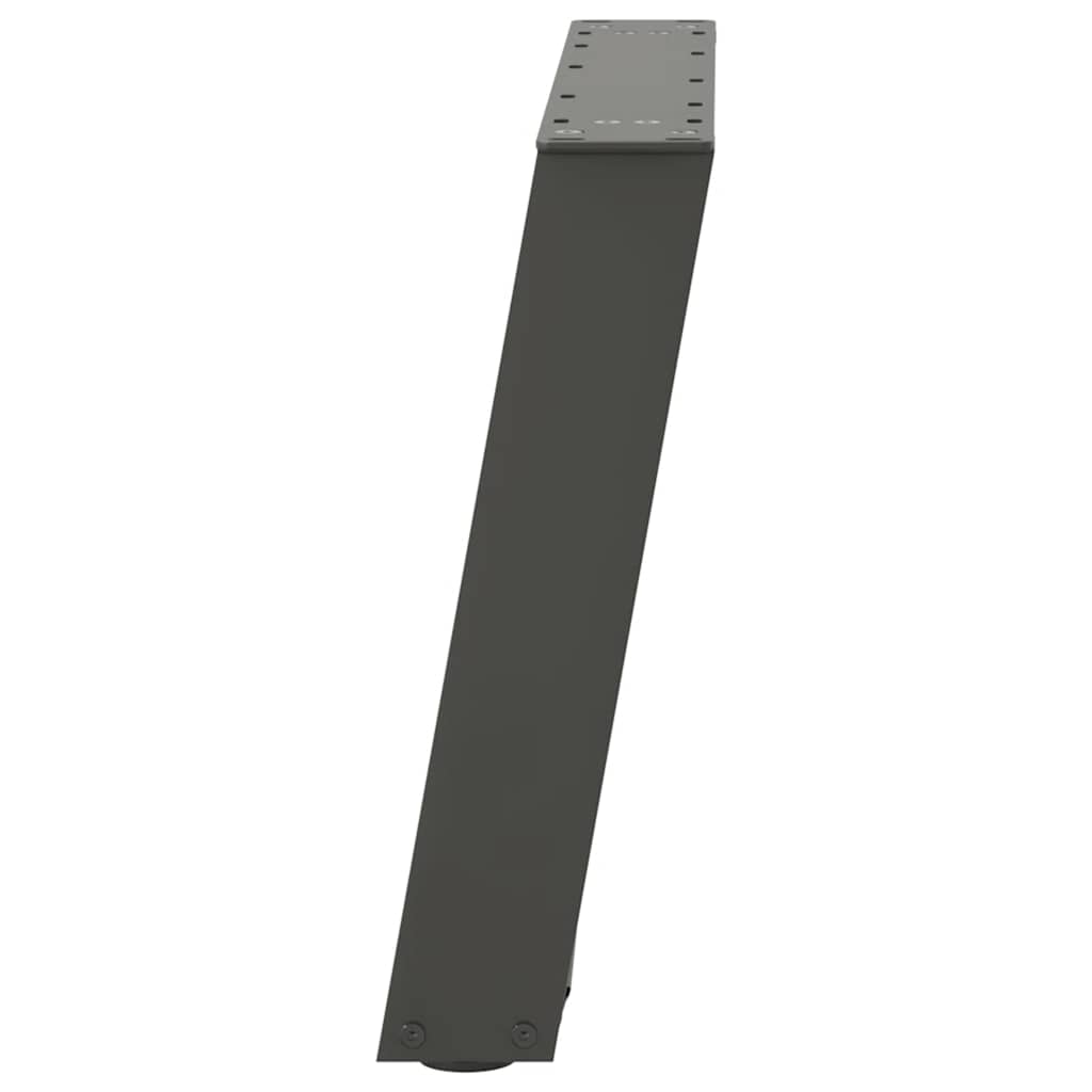 Kavos staliuko kojelės, 2 vnt., antracito spalvos, 60x(42 - 43) cm, plienas - Namų Idėja