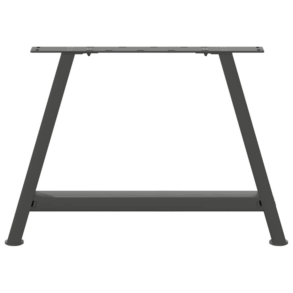 Kavos staliuko kojelės, 2 vnt., antracito spalvos, 60x(42 - 43) cm, plienas - Namų Idėja