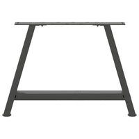 Kavos staliuko kojelės, 2 vnt., antracito spalvos, 60x(42 - 43) cm, plienas - Namų Idėja