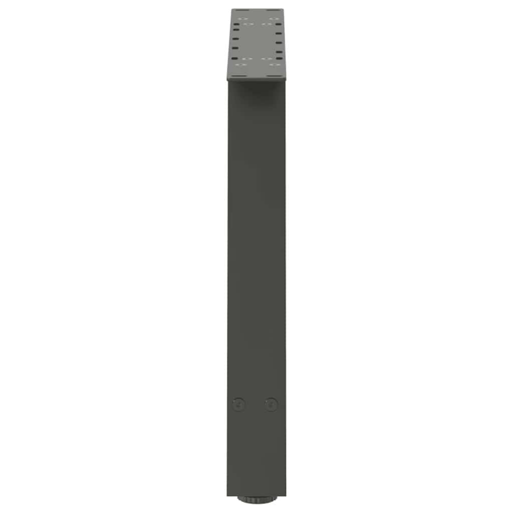 Kavos staliuko kojelės, 2 vnt., antracito spalvos, 60x(42 - 43) cm, plienas - Namų Idėja