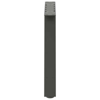 Kavos staliuko kojelės, 2 vnt., antracito spalvos, 60x(42 - 43) cm, plienas - Namų Idėja