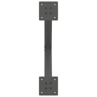Kavos staliuko kojelės, 2 vnt., antracito spalvos, 60x(42 - 43) cm, plienas - Namų Idėja