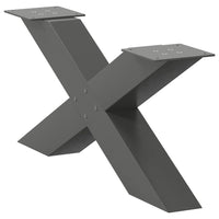 Kavos staliuko kojelės, 2 vnt., antracito spalvos, 70x(30 - 31) cm, plienas - Namų Idėja