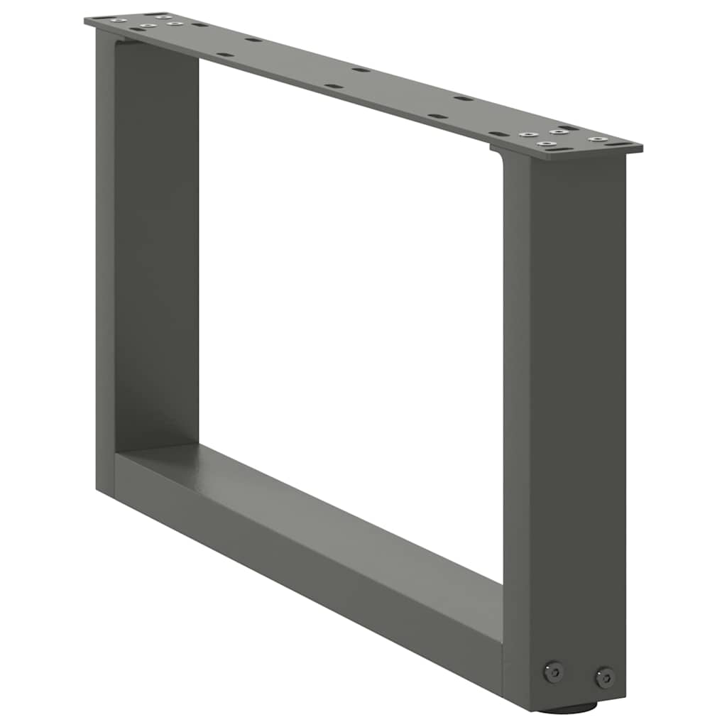 Kavos staliuko kojelės, 2 vnt., antracito spalvos, 70x(30 - 31) cm, plienas - Namų Idėja