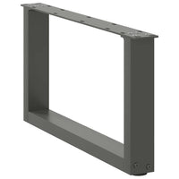 Kavos staliuko kojelės, 2 vnt., antracito spalvos, 70x(30 - 31) cm, plienas - Namų Idėja