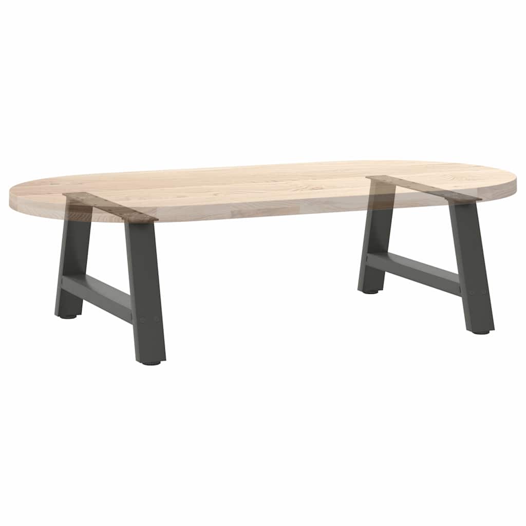 Kavos staliuko kojelės, 2 vnt., antracito spalvos, 70x(30 - 31) cm, plienas - Namų Idėja