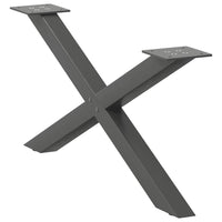 Kavos staliuko kojelės, 2 vnt., antracito spalvos, 70x(30 - 31) cm, plienas - Namų Idėja