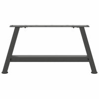 Kavos staliuko kojelės, 2 vnt., antracito spalvos, 70x(30 - 31) cm, plienas - Namų Idėja