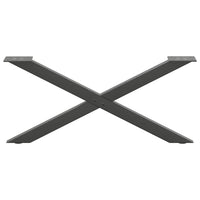 Kavos staliuko kojelės, 2 vnt., antracito spalvos, 70x(30 - 31) cm, plienas - Namų Idėja
